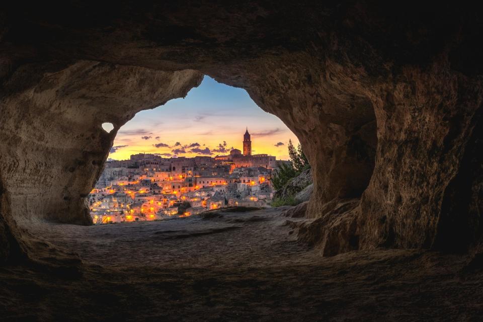 The ancient city of Matera (Photo by Luca Micheli on Unsplash)