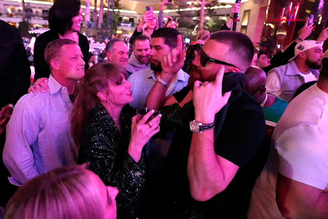 Taylor Swift and Travis Kelce Dance the Night Away at Coachella During Bleachers and Ice Spice