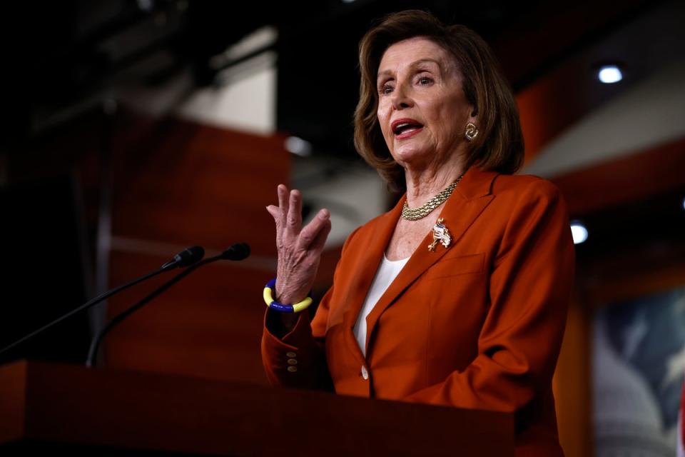 US Speaker of the House of Representatives Nancy Pelosi (Getty Images)