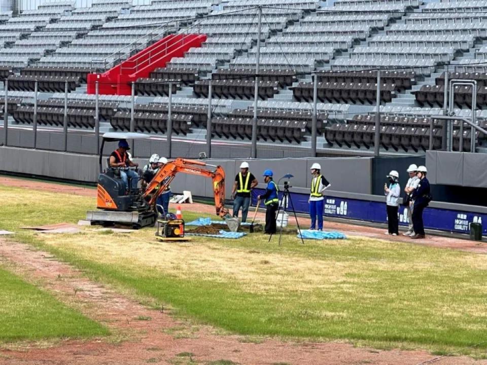 新竹棒球場年底全面換土，明年球季開打跳票施工期間停車場全面封閉。（圖：市府提供）