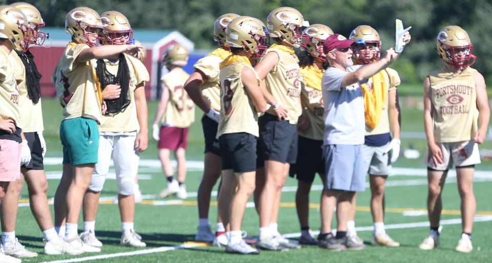 Head coach Brian Pafford and the Portsmouth/Oyster River football team will kick off its season on Friday at Spaulding.