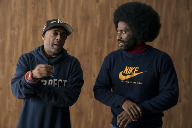 Director Spike Lee and actor John David Washington, "BlacKkKlansman", Focus Features