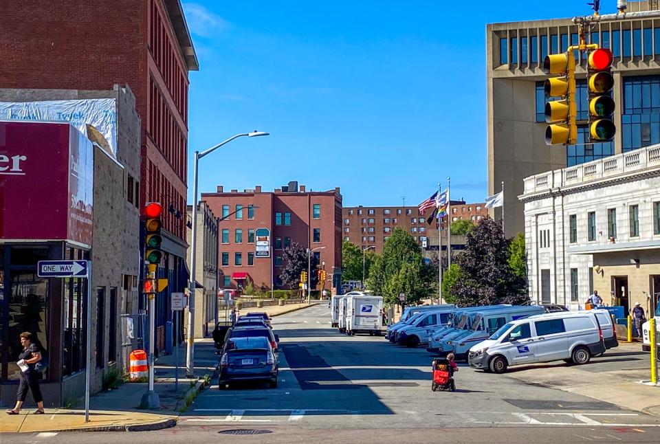 A petition to rename this section of Third Street, from Bedford to Borden streets, to Jean Baptiste LePage Street has been tabled by the Planning Board.