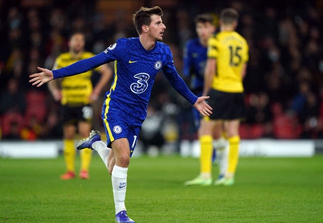 Mason Mount celebrates