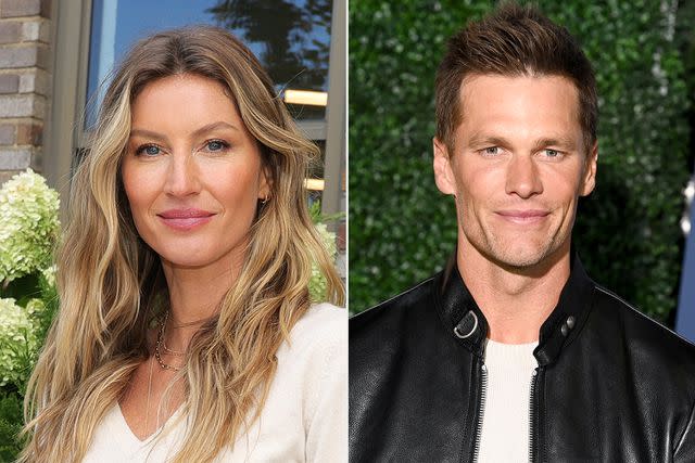 <p>Michael Loccisano/Getty; Gilbert Flores/Variety via Getty</p> Gisele Bündchen; Tom Brady