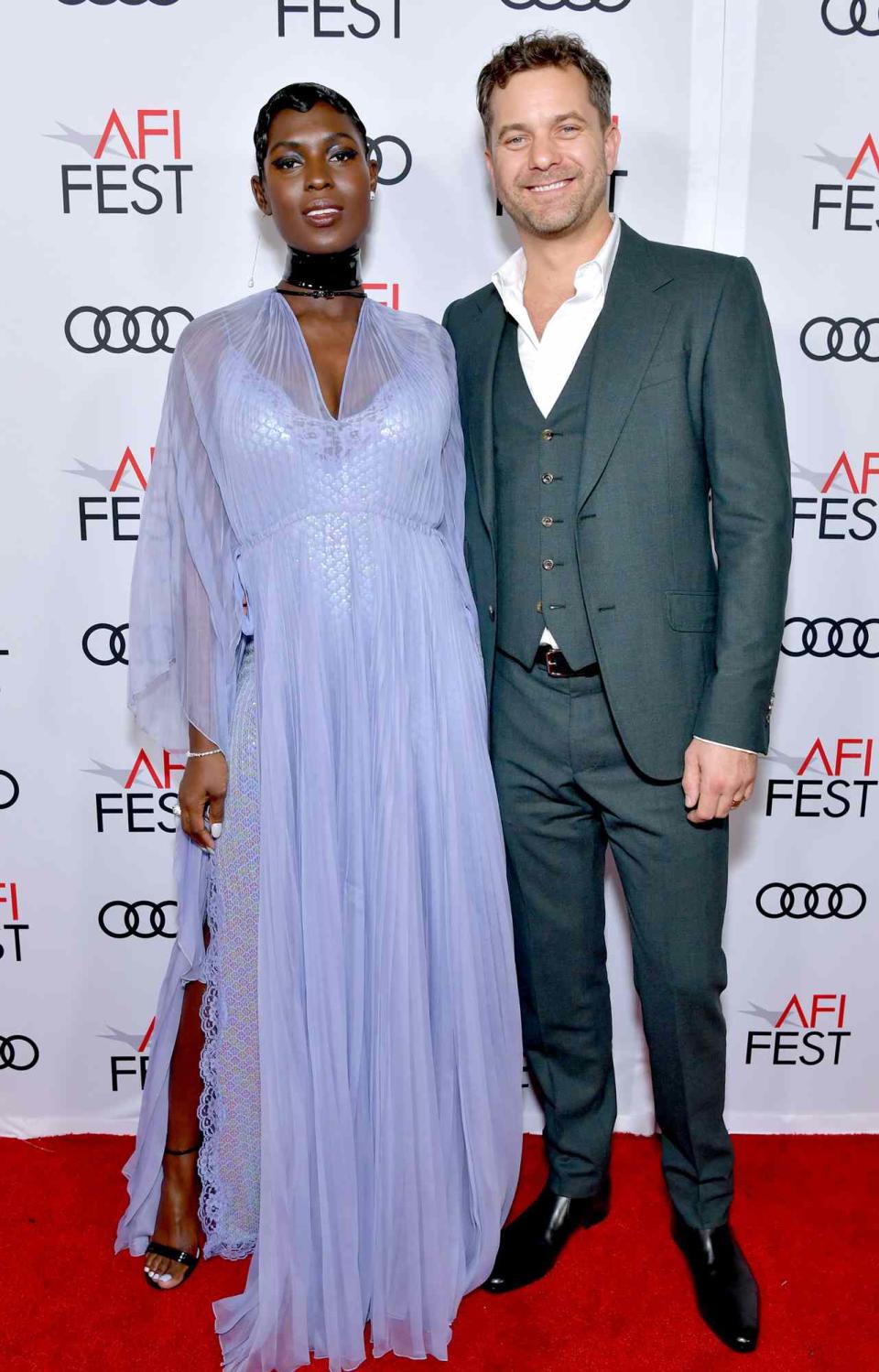 Jodie Turner-Smith and Joshua Jackson attend the "Queen & Slim" Premiere in Hollywood, California