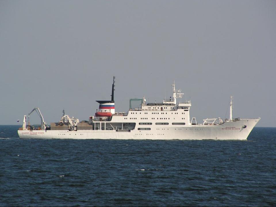 Scientists aboard the Russian scientific research vessel Akademik Mstislav Keldysh have found methane is being released from parts of the seabed in the Arctic (Wikimedia )