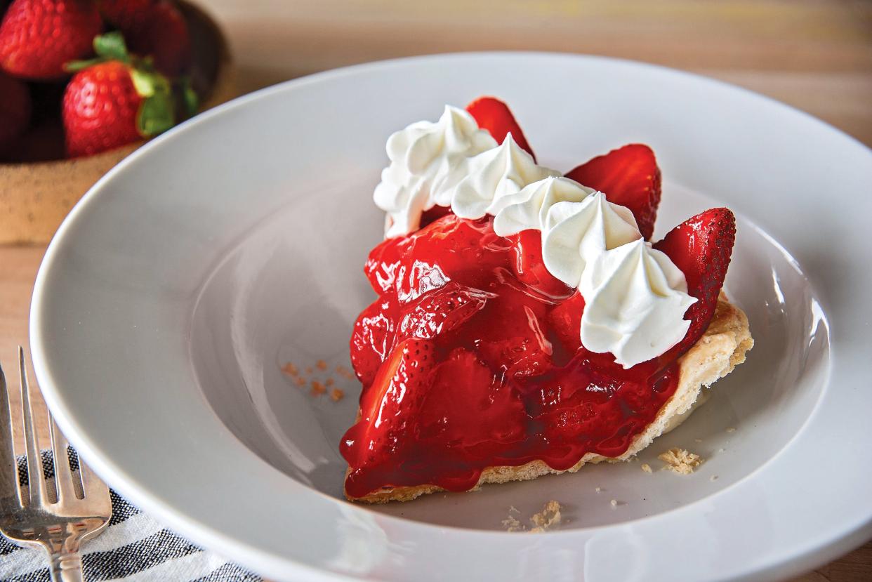 On National Pie Day, which is Tuesday, Jan. 23, you can get a free slice of Shoney's made-in-house Strawberry Pie with purchase of an entrée or the All You Care To Eat Fresh Food Bar.