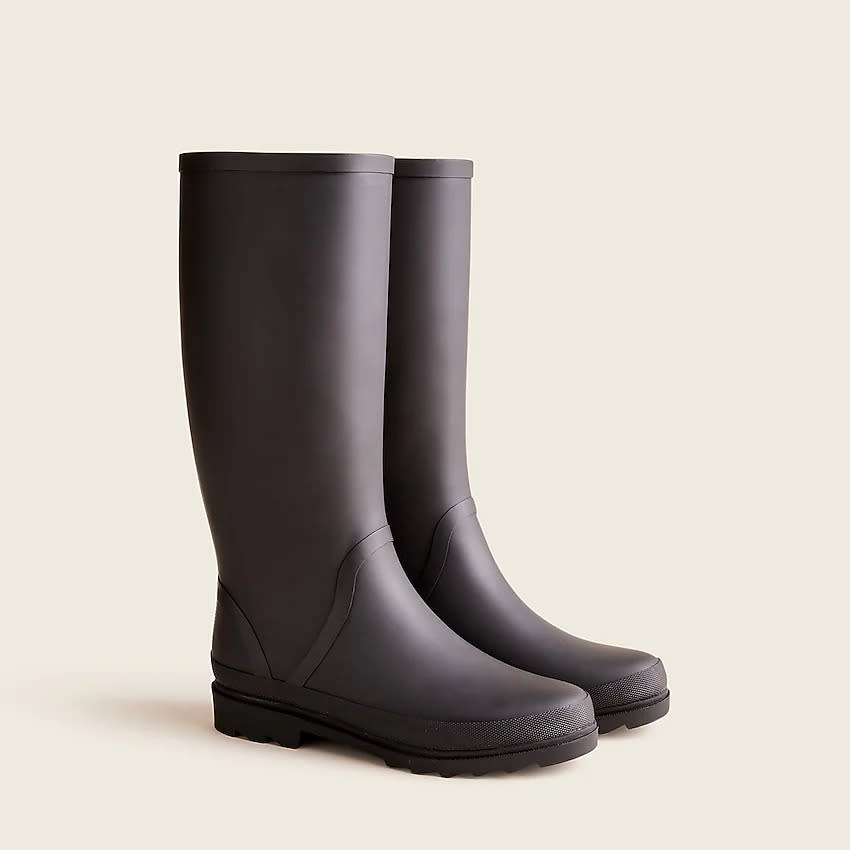 Black rain boots (Photo: J.Crew)