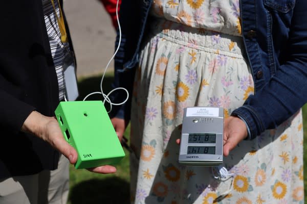 LightSound device used by participants (Courtesy: Springdale Public Schools)