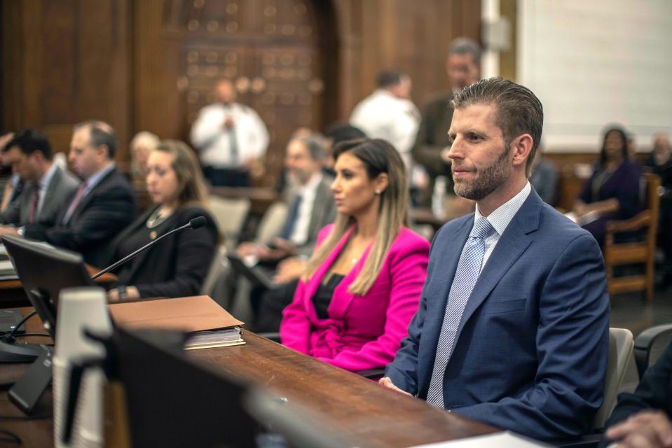 This is the second day of testimony for Eric Trump (Getty Images)