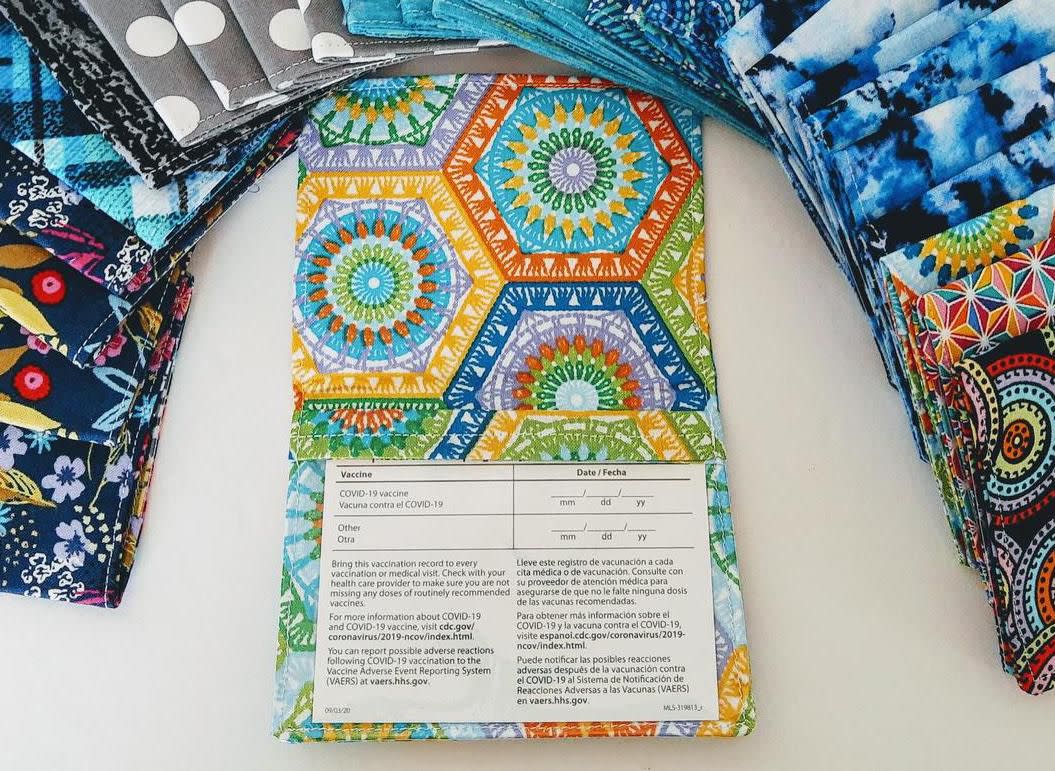 Fabric Vaccination Card Holder