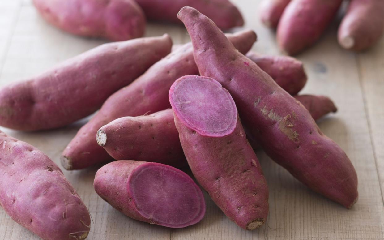 Nutritious, fast-growing and cost-efficient: the secret to tackling malnutrition could lie in sweet potatoes - © MIXA / Alamy Stock Photo