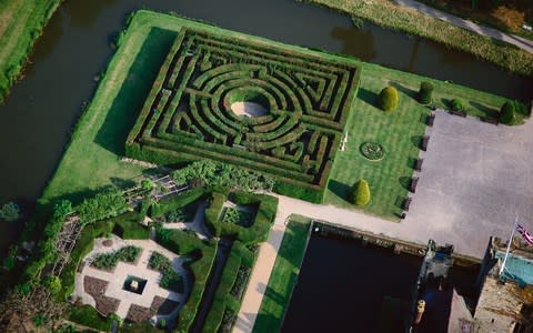 Hever Castle's maze - Credit: GETTY