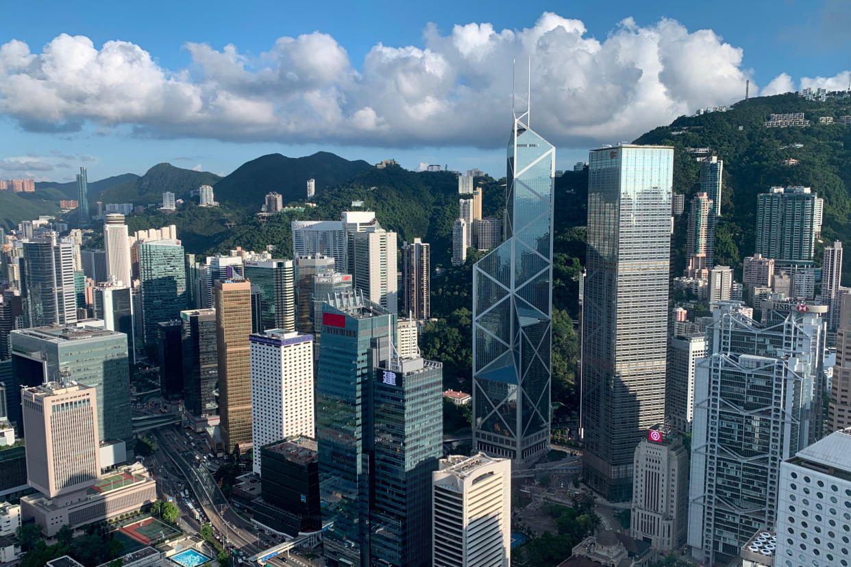 A general view of the financial Central district in Hong Kong, China July 25, 2019. REUTERS/Tyrone Siu