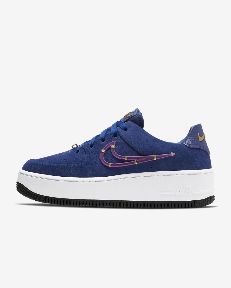 <p><strong>Nike</strong></p><p>nike.com</p><p><strong>$110.00</strong></p><p><a href="https://go.redirectingat.com?id=74968X1596630&url=https%3A%2F%2Fwww.nike.com%2Ft%2Fair-force-1-sage-low-lx-womens-shoe-xHCcmk&sref=https%3A%2F%2Fwww.seventeen.com%2Ffashion%2Ftrends%2Fg33534514%2Fbest-nike-air-force-1-sneakers%2F" rel="nofollow noopener" target="_blank" data-ylk="slk:Shop Now;elm:context_link;itc:0;sec:content-canvas" class="link ">Shop Now</a></p><p>THIS is how you do a solid-color shoe, my friends. A subdued tint in a matte, suede texture – they pop, but still feel wearable. </p>