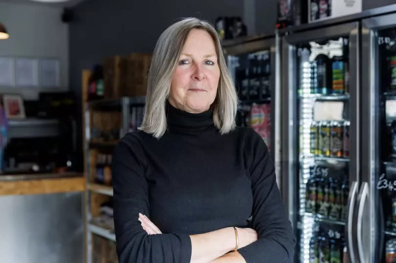 Shirley Bowden, who helps run family business in Peterhead, the microbrewery Brew Toon