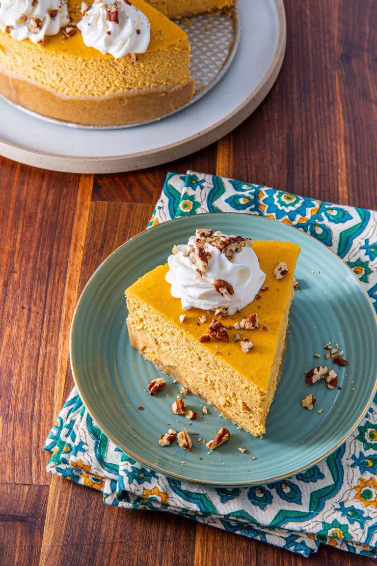 Keto Pumpkin Cheesecake