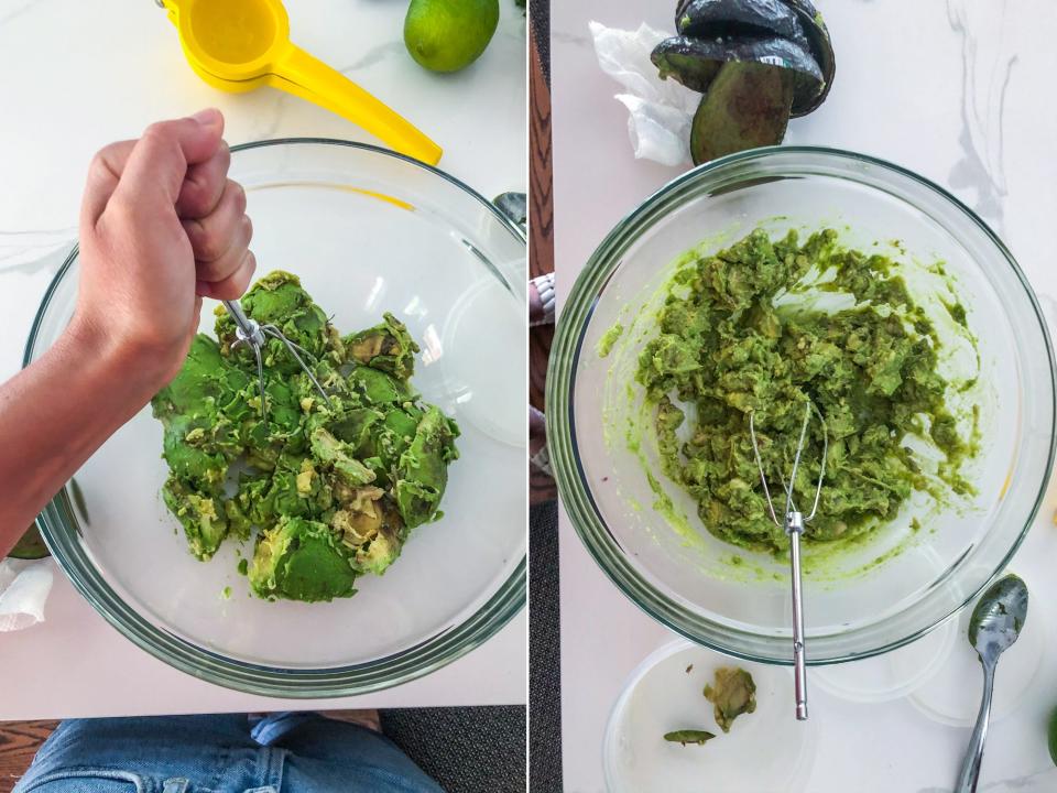 mashed avocado chipotle guac diy