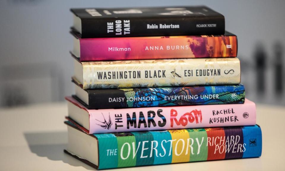 The Man Booker 2018 shortlisted books.