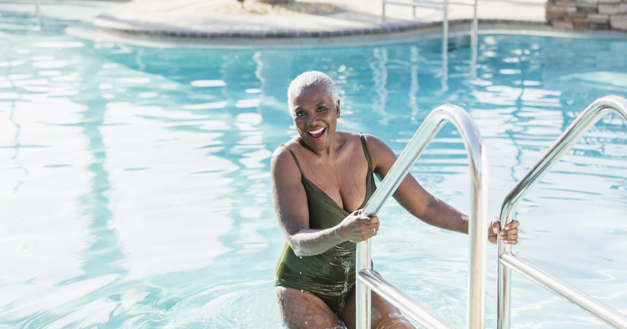 Swimming is a great form of exercise that bolsters cardiovascular health. (Getty Images)