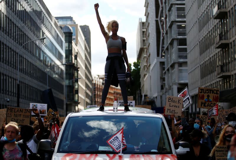 Black Lives Matter protest, in London