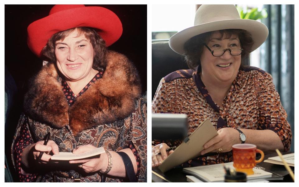 Margo Martindale (right) plays Bella Abzug - AP/FX