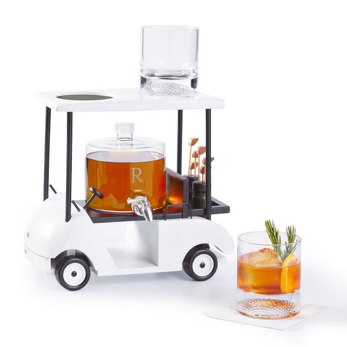 <p><a href="https://go.redirectingat.com?id=74968X1596630&url=https%3A%2F%2Fwww.markandgraham.com%2Fproducts%2Fgolf-cart-decanter-glasses-gift-set%2F%3FcatalogId%3D25%26sku%3D3765940%26cm_ven%3DPLA%26cm_cat%3DGoogle%26cm_pla%3DEntertaining%2B%253E%2BBar%2B%252B%2BGlassware%26region_id%3D669950%26cm_ite%3D3765940_14071313951%26gclid%3DCj0KCQjwnNyUBhCZARIsAI9AYlE7kI7t61yY2zF9JzQ2xMu1fgnJbLjup4pLmfrL5_pe_BSgd6jsfQIaAnFoEALw_wcB&sref=https%3A%2F%2Fwww.cosmopolitan.com%2Fstyle-beauty%2Ffashion%2Fg23513430%2Ffunny-gifts-for-men%2F" rel="nofollow noopener" target="_blank" data-ylk="slk:Shop Now;elm:context_link;itc:0;sec:content-canvas" class="link ">Shop Now</a></p><p>Golf Cart Decanter and Glasses Gift Set</p><p>markandgraham.com</p><p>$169.00</p><span class="copyright">Mark and Graham</span>