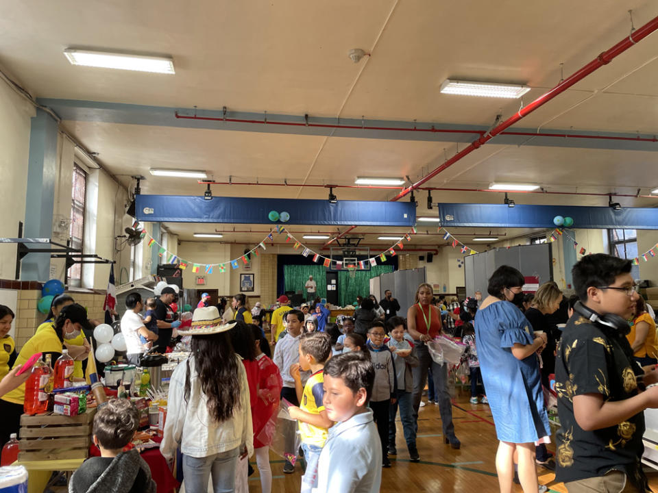 Last spring, VOICE hosted a “Parade of Nations” night celebrating foods and traditions from families’ home countries. (Courtesy of VOICE Charter School)