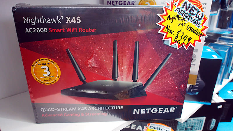 The Nighthawk X4S is an AC2600 dual-band router with dynamic QOS abilities to prioritize your home’s network traffic. It has a combined throughput of 2533Mbps (800Mbps on the 2.4GHz band, with 1733Mbps on the 5GHz band). It’s going at S$349 (U.P. S$399) at Suntec Hall 601 (Booth 6138) or at L3 (Booth 307).