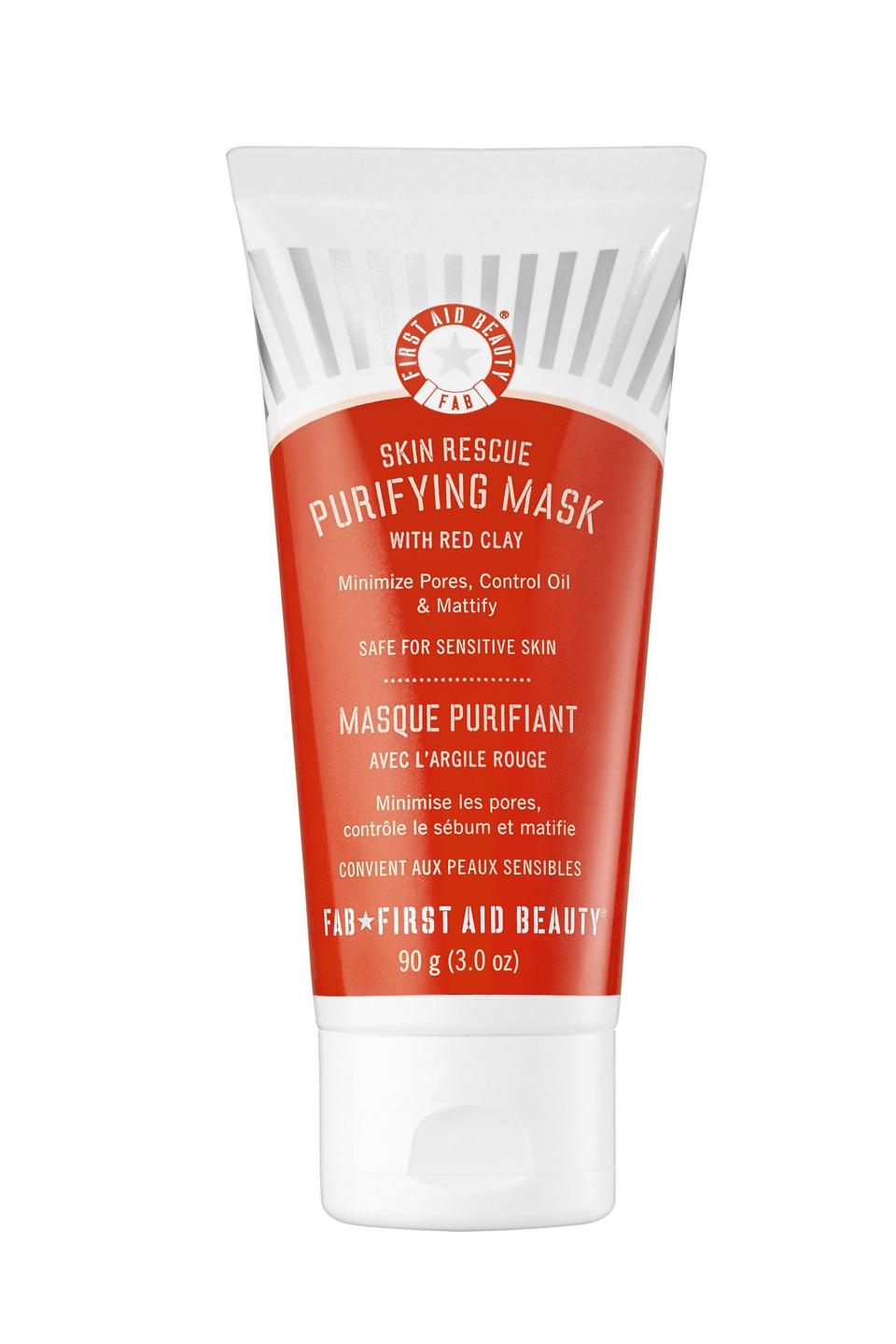 2) Skin Rescue Purifying Mask With Red Clay