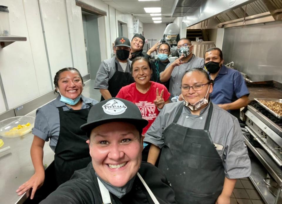 Elena Terry, executive chef and founder of Wild Bearies, an outreach and catering nonprofit centering Native foods, said she is seeing more of her Native American friends opening restaurants and catering businesses to celebrate their food culture.