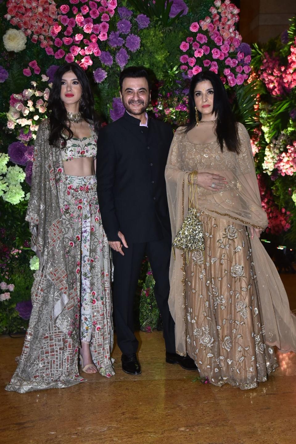 Sanjay Kapoor with family.