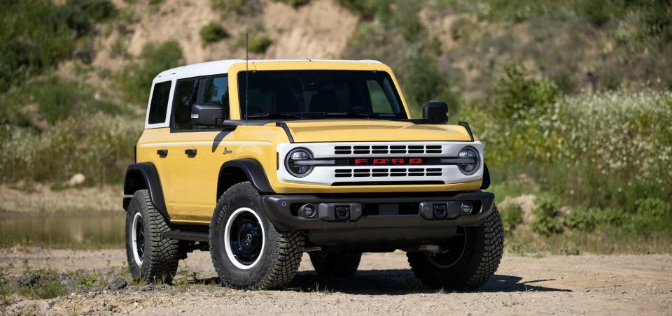 The Ford Bronco Heritage Edition.