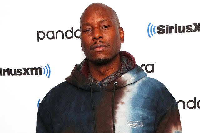 <p>Astrid Stawiarz/Getty</p> Actor Tyrese Gibson visits the SiriusXM Studios on October 21, 2019 in New York City