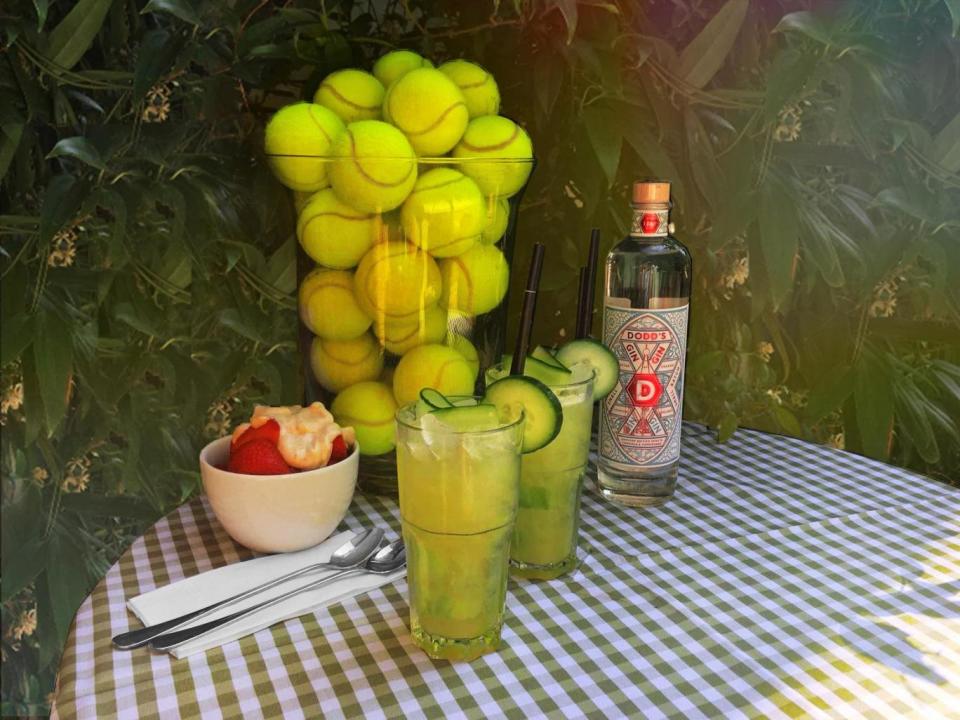 Tennis treats: On Tibits' terrace