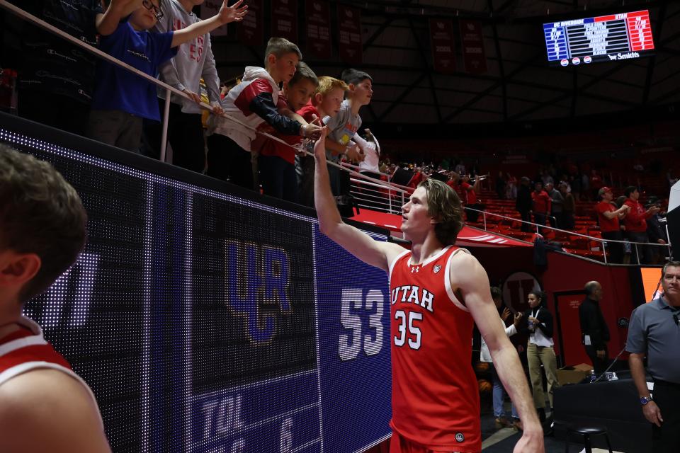 Utah Runnin’ Utes vs. UC Riverside Highlanders at Jon M. Huntsman Center in Salt Lake City, UT on Friday, November 10, 2023. | Bryan Byerly/Utah Athletics