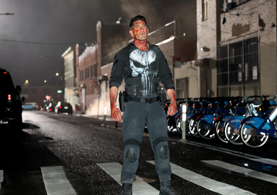 Jon Bernthal bloody in Daredevil: Born Again