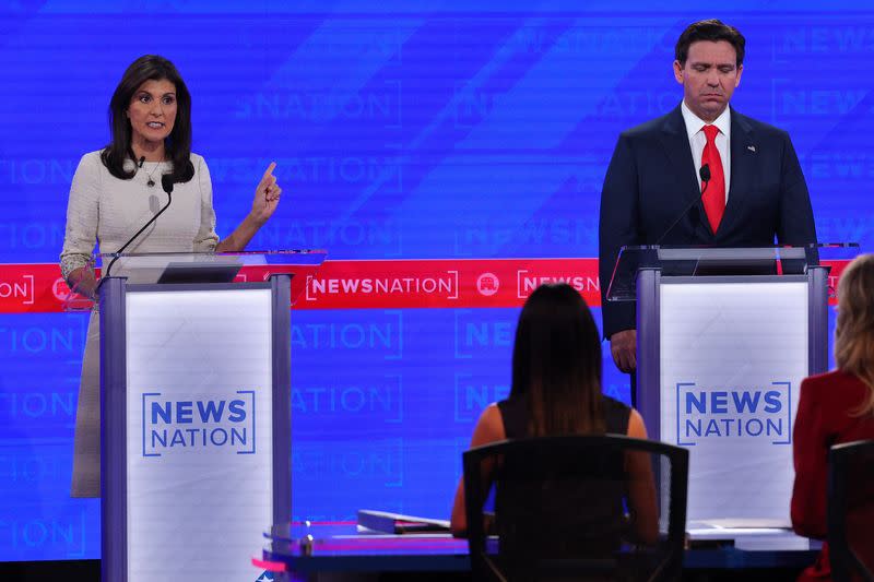 Republican U.S. presidential candidates participate in their fourth debate of the 2024 U.S. presidential campaign in Tuscaloosa, Alabama