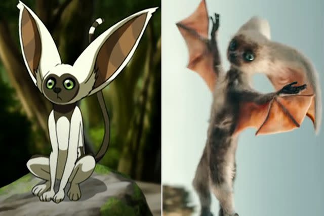 Nickelodeon; Netflix Momo in 'Avatar: The Last Airbender'