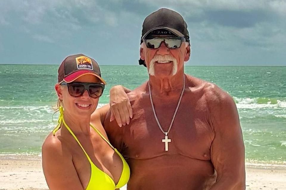 <p>Hulk Hogan/Instagram</p> Sky Daily and Hulk Hogan