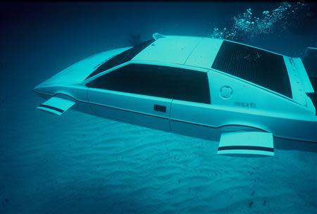 The 007 Lotus Esprit ‘Submarine Car’, used in the James Bond movie "The Spy Who Loved Me" is pictured in this undated handout photo. REUTERS/Don Griffin © 2013 Courtesy of RM Auctions/Handout