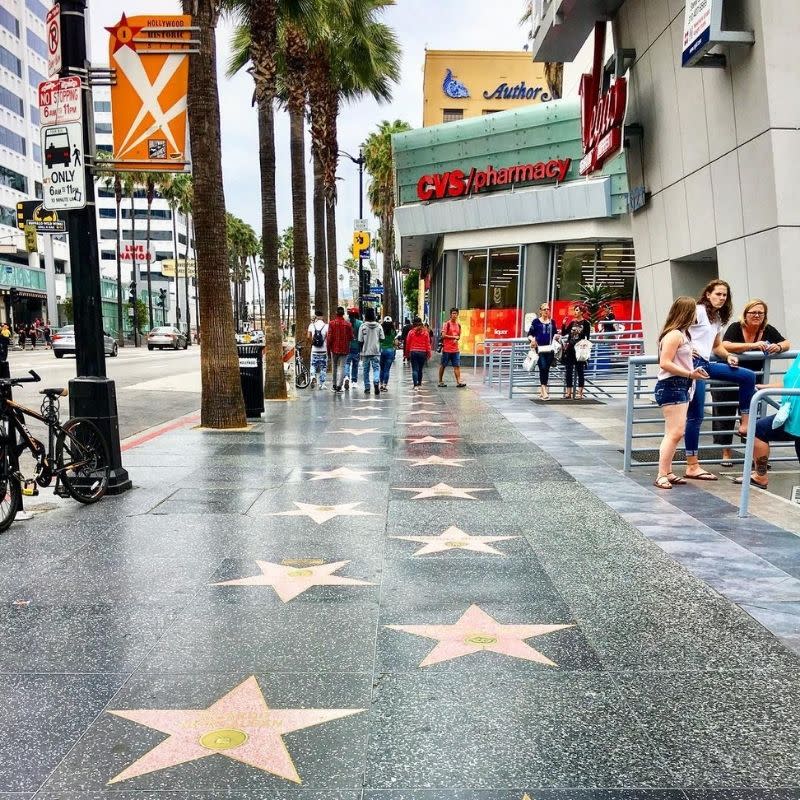 ▲美國西岸洛杉磯景點-好萊塢星光大道。
（圖／txx_xuan,Instagram）