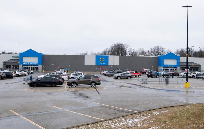 Evansville’s West Side Walmart reopened Wednesday morning, Jan. 25, 2023.