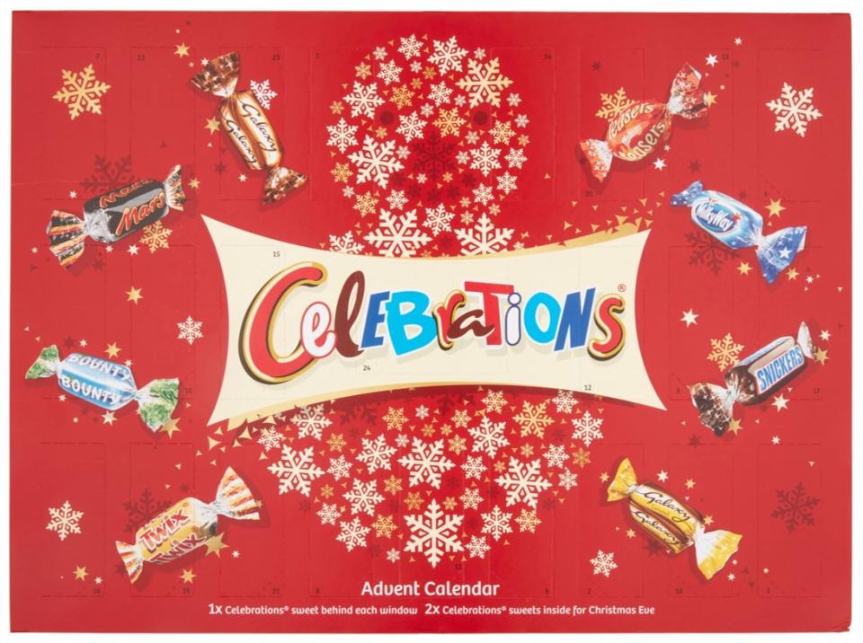 Last year there was also outrage when day one of the Celebrations advent calendar was a bounty!(Photo: Mars Wrigley UK)  