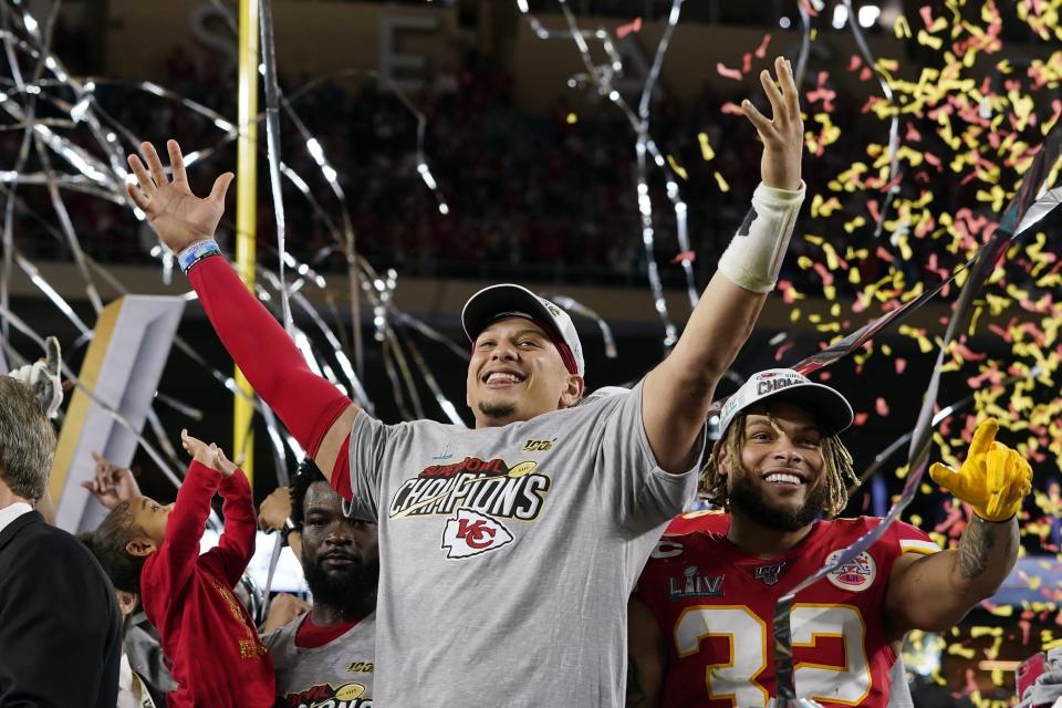 A 2013 tweet from Patrick Mahomes came true on Sunday after he led the Chiefs to a win at Super Bowl LIV.