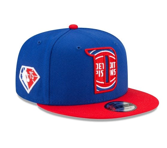 The Detroit Pistons' 2021 NBA draft hat.