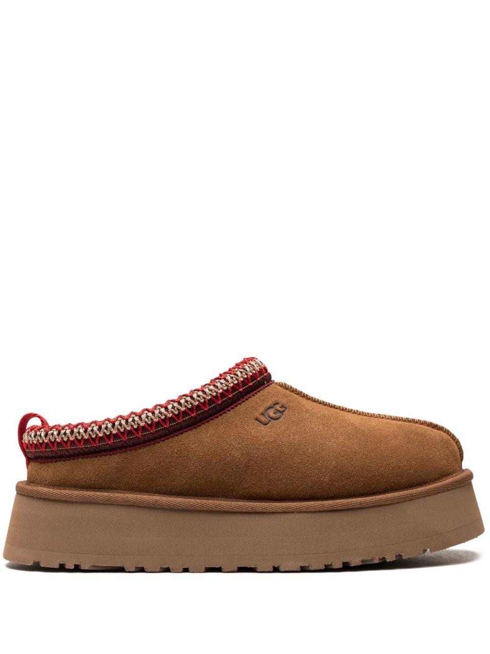 Tazz contrast-stitch slippers