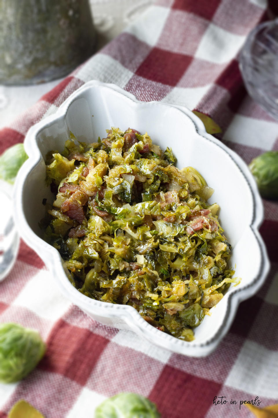 <strong>Get the </strong><a href="https://ketoinpearls.com/brussel-sprouts-bacon-brown-sugar/"><strong>Shaved Brussel Sprouts with Bacon and Brown Sugar recipe</strong></a><strong> from Keto In Pearls</strong>