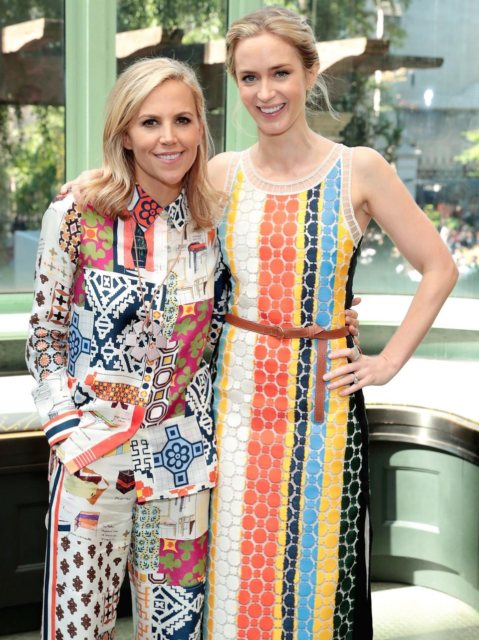 Tory Burch and Emily Blunt